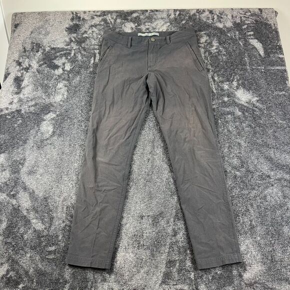 SOLD Icebreaker Merino Pants Wool Blend Gray Men's 34(32X30) Chino Hiking *READ - Picture 1 of 12